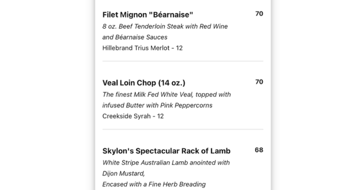 My cousin is buying me a meal here for my birthday, what should I order?