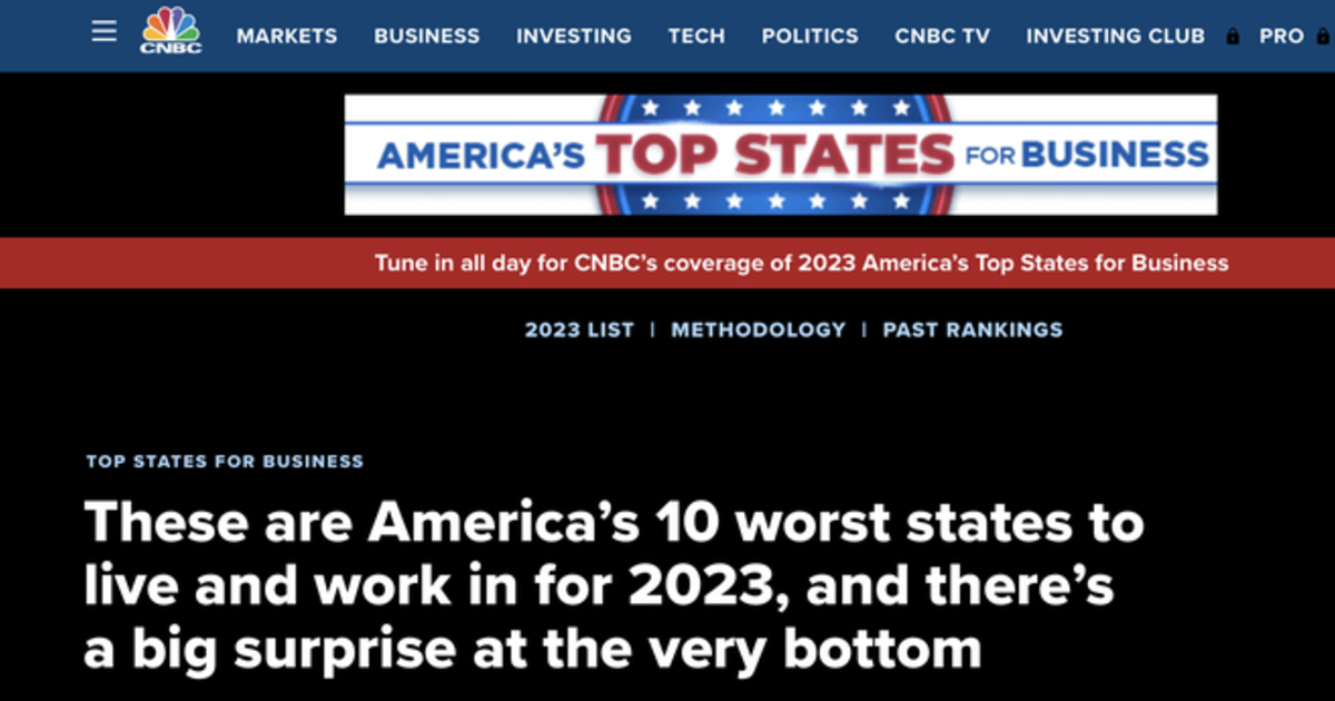 Do you live in one of the worst states, according to CNBC? GirlsAskGuys