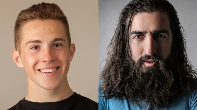 Short or long hair on men?