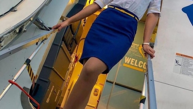 Should I date a flight attendant since I love a woman’s legs in pantyhose?