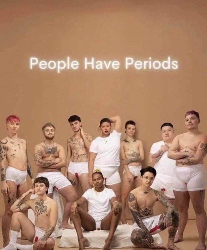 People have periods , do you agree with this statement?