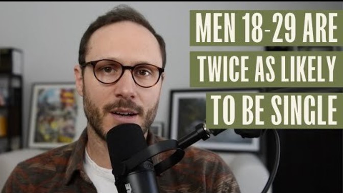 Why are 66% of young men single?