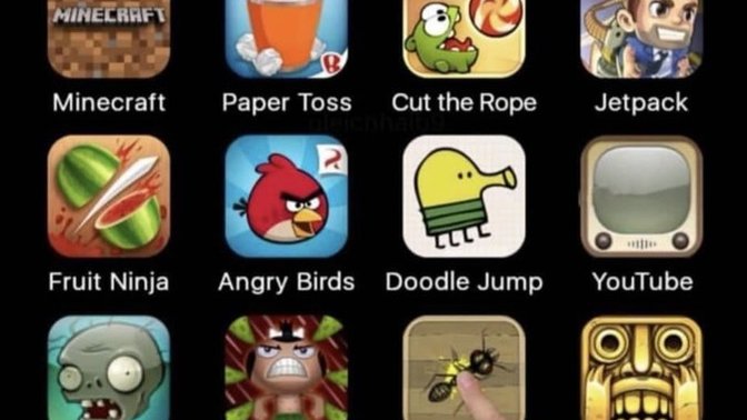 You unlock your phone and see this.. Which one are you playing?
