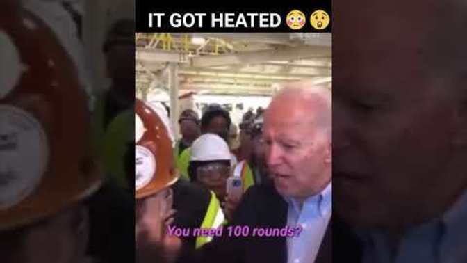 If you ask president Biden a question out in public he got aggressive with you how do you think you will react? Thoughts on how he reacted?