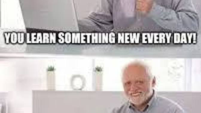 Do you learn something new every day?