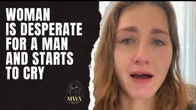 What is your reaction to this single woman crying video?