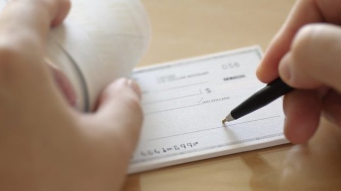 When is the last time you wrote a check for something?