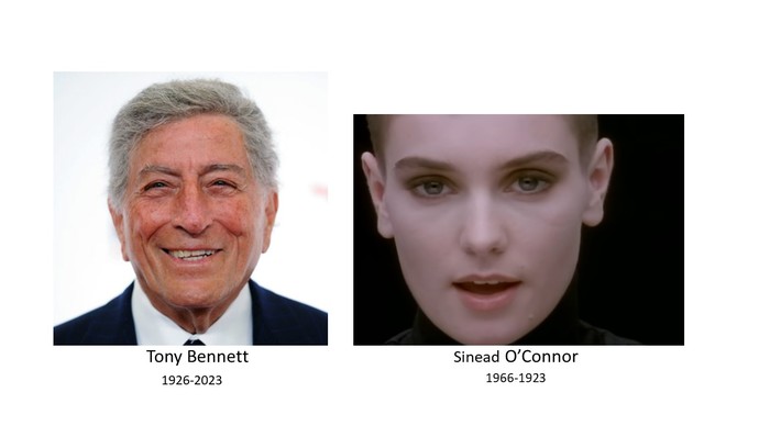 Two GREAT MUSIC DEATHS recently, dont you think?