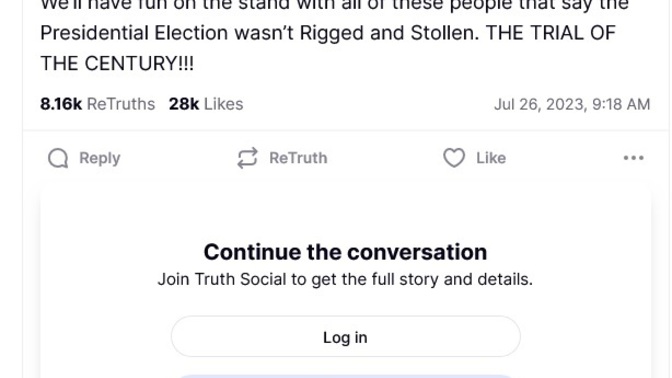 If it comes down, when it comes down, what is the cult going to do?