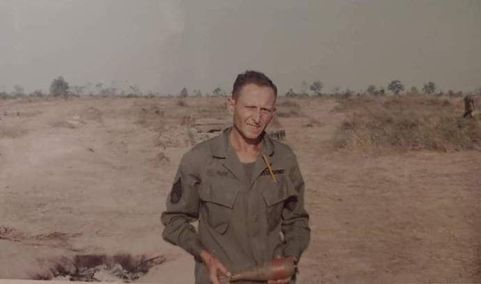 He mainly cooked for the soldiers there.