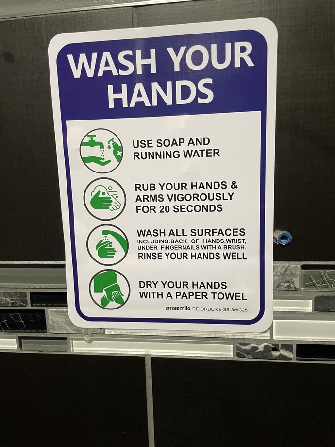 Do you do any or all of the following things while washing your hands?