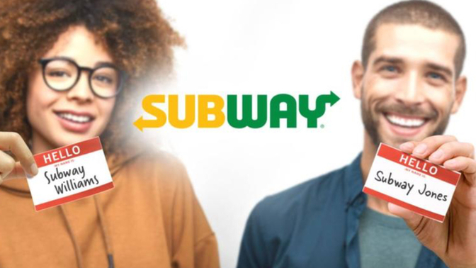 Would You Change Your FIRST NAME To Subway For Free Sandwiches For Life?