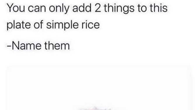 What would you add to your plate?