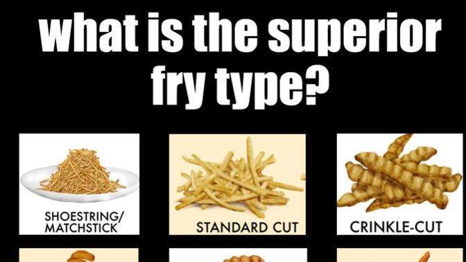 What is the superior fry type for you?
