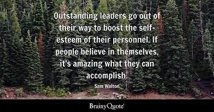 How do you help people believe in themselves?