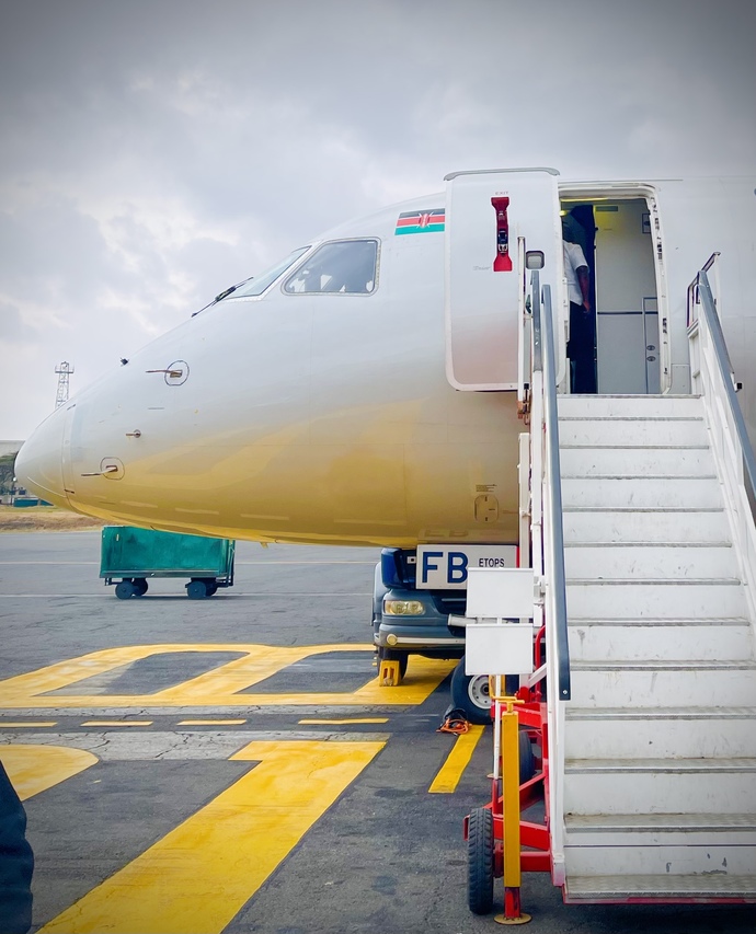 Did this guy travel by private jet?