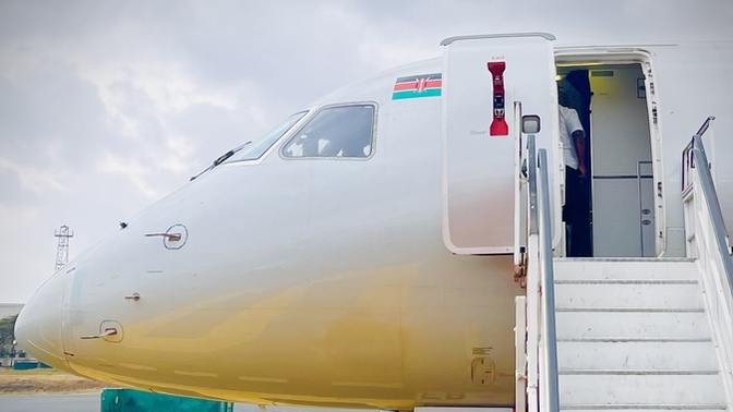 Did this guy travel by private jet?