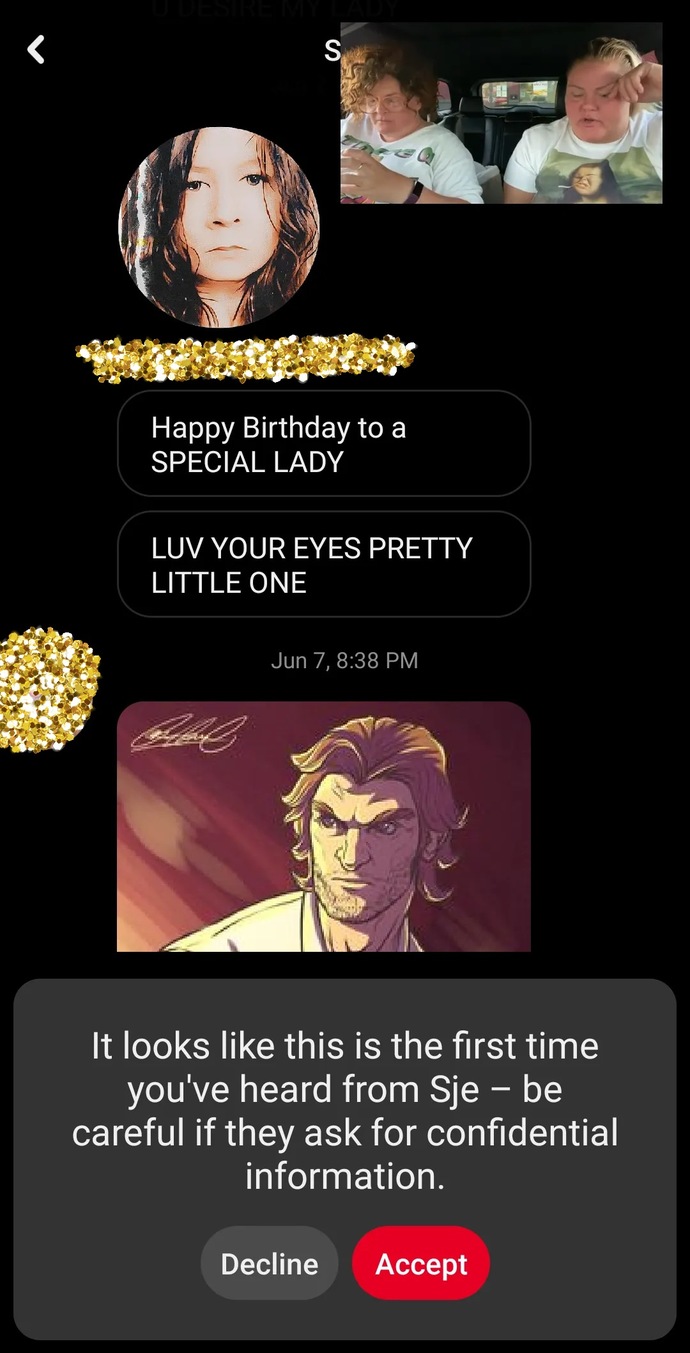 (Old screenshot I sent to a Facebook friend that time.)