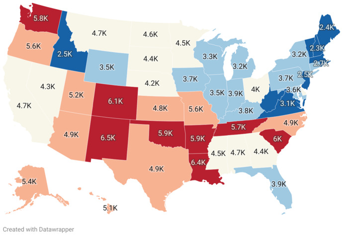 PER 100,000 PEOPLE MORONS