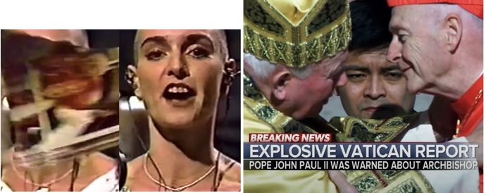 Do you agree with Sinead O’Connor or Joe Pesci on Pope John Paul?