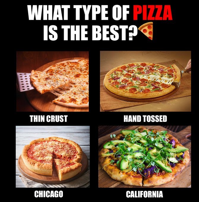 What type of pizza is the BEST?