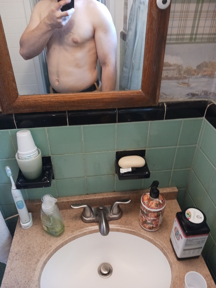 Girls, Would you feel safe with a guy built like this? Or am I too skinny?