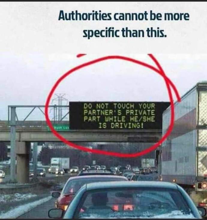 Do you agree with this sign board on the highway 🛣️?