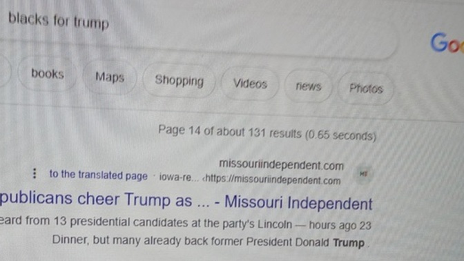 What happened to the other thousand results about trump? what is google hiding from me?