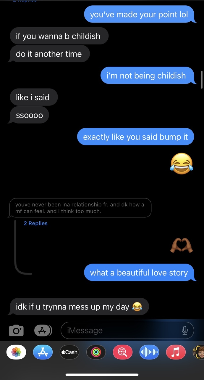 I felt like he didn’t take my feelings into consideration, am I wrong?