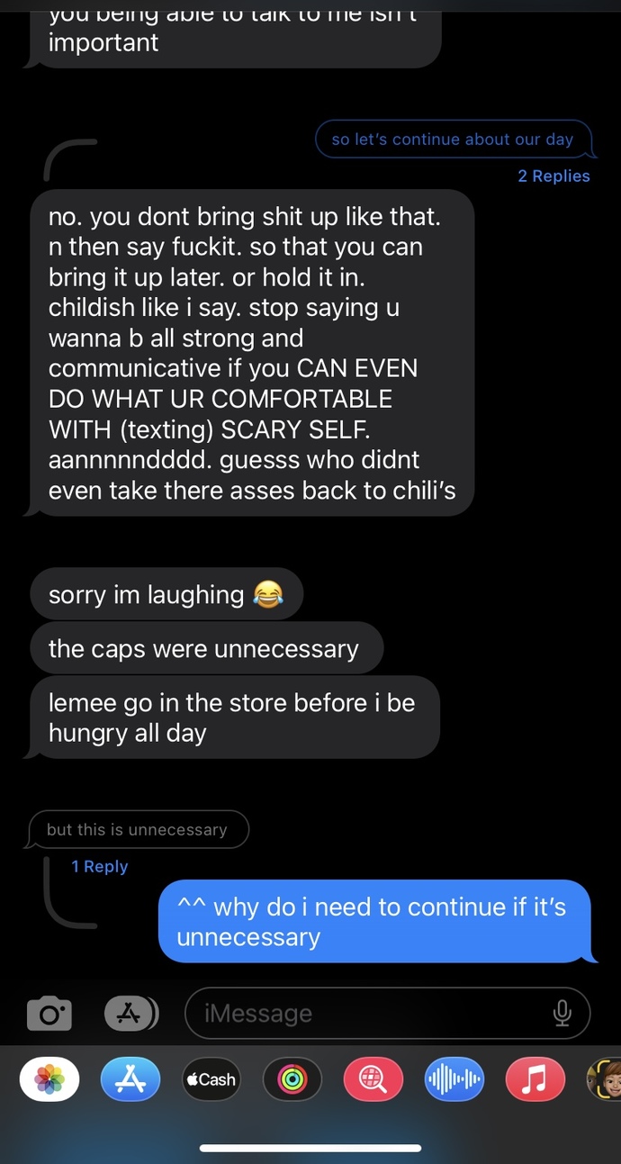 I felt like he didn’t take my feelings into consideration, am I wrong?