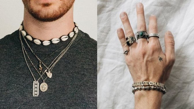 Do men wear jewelry for attraction much like women wear makeup?