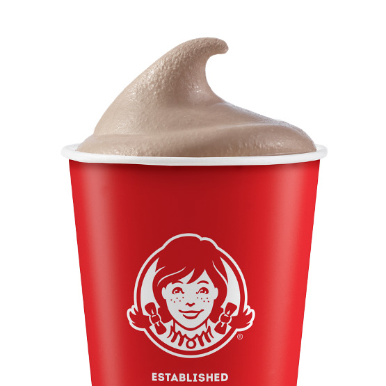  a baconator and chocolate frosty of course 