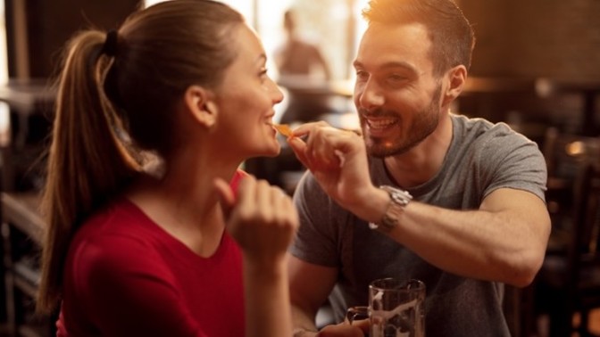 Do men Flirt More confidently with women they find semi attractive?