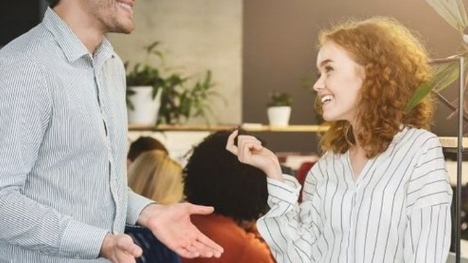 Do men tend to change their voice when they're around someone they fancy?