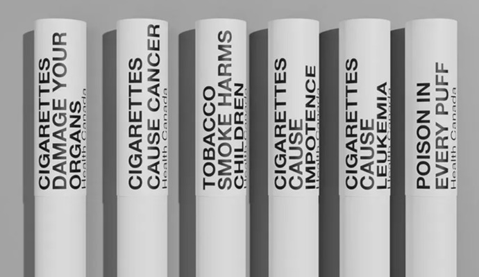 How about WARNING LABELS on individual CIGARETTES?