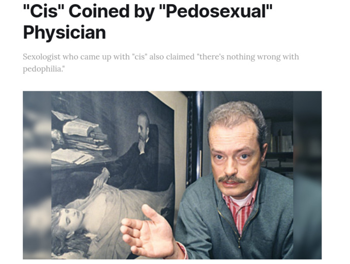 Do you get offended being called a cis man or cis woman?