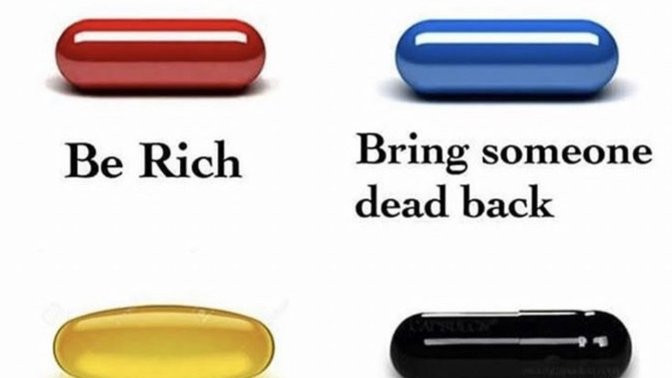 Choose only one pill?