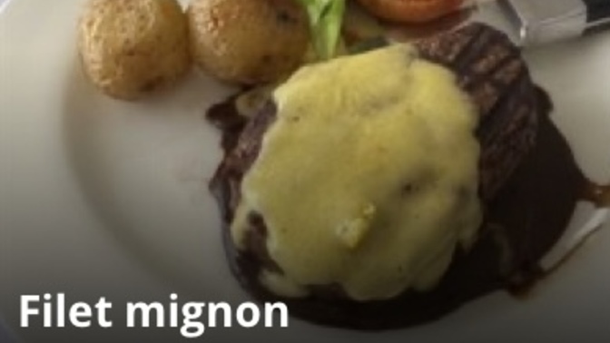 Would you rather have steak or salmon with shellfish?