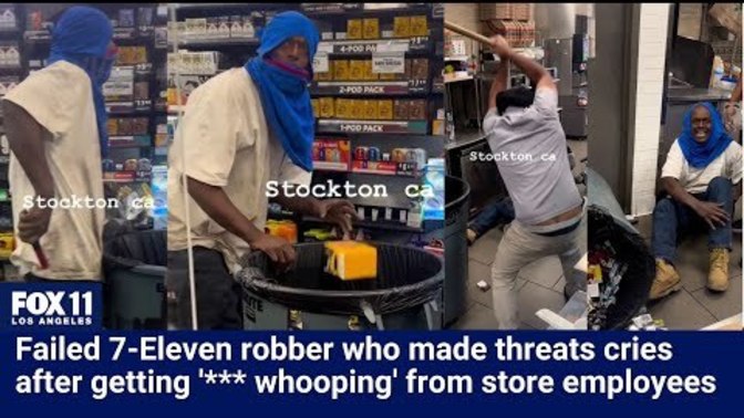 How do you feel about the 7-11 owner beating the piss out of that fucker that was robbing the store blind right in front of him?