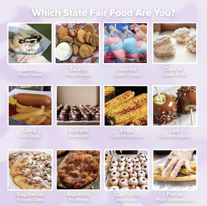 Which state fair food are you?