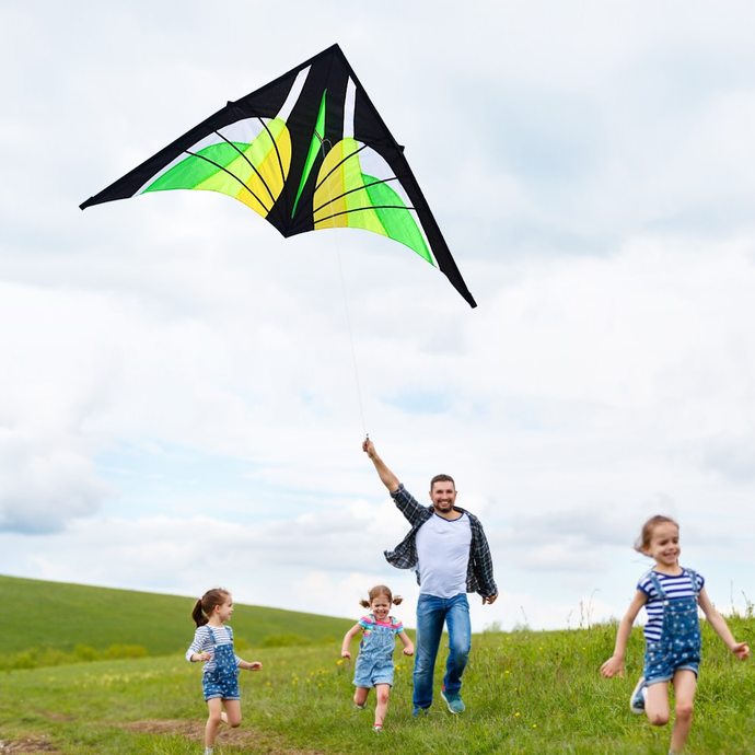 At what age was the last time you were flying a kite?