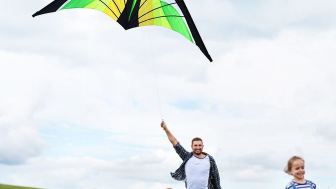At what age was the last time you were flying a kite?