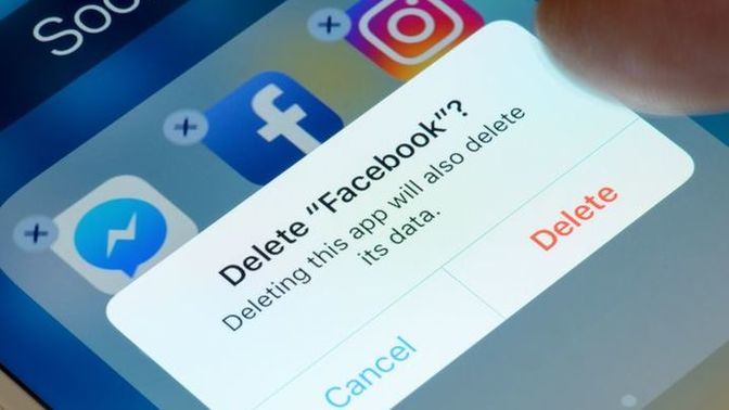 If a guy deletes his social media without warning and no announcement or anything, what does it mean?