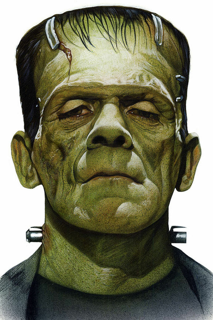 Godzilla vs Superman ... who would win in a fight refereed by Frankensteins Monster?