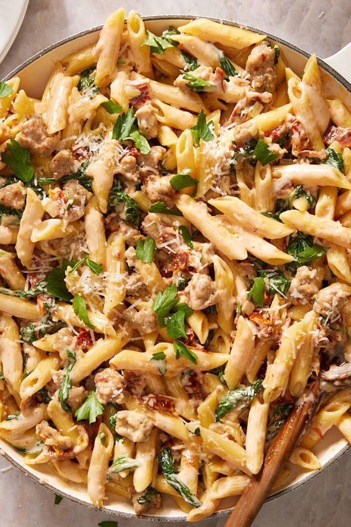 Which pasta dish sounds best for dinner ?