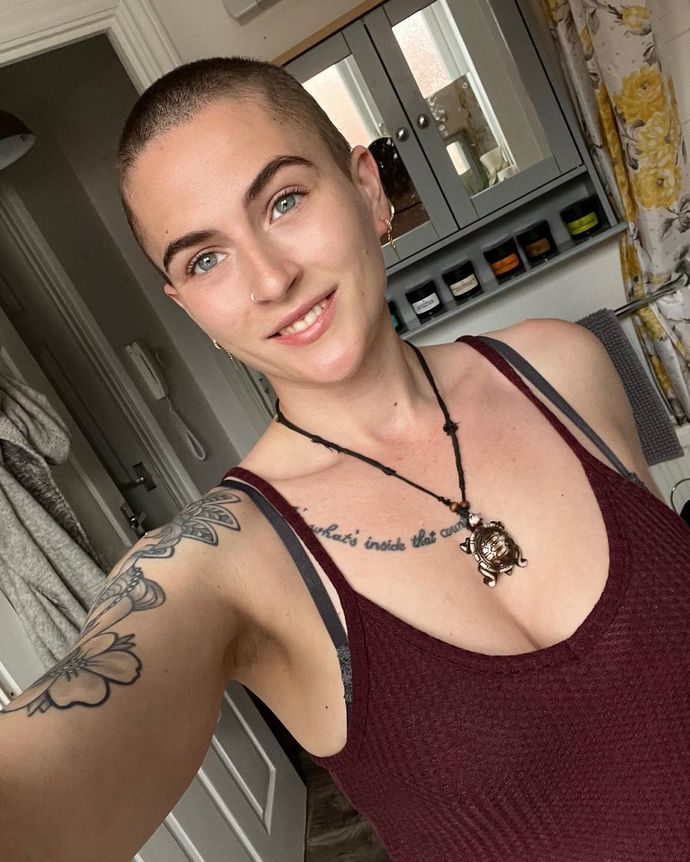 Girls, Would you ever keep your head shaved or buzzcut?