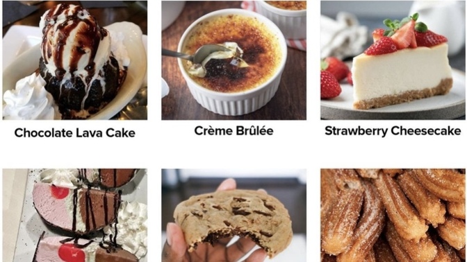 Pick one dessert?