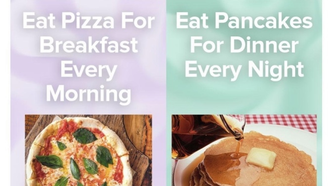 Would you rather 🍕 or 🥞?