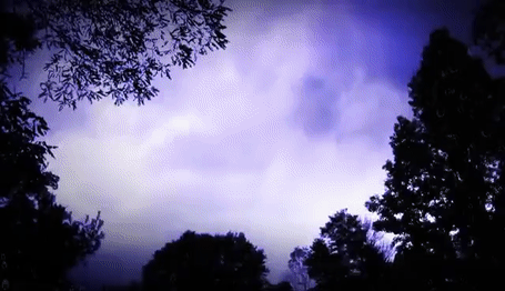 How can you determine the distance of an oncoming storm?