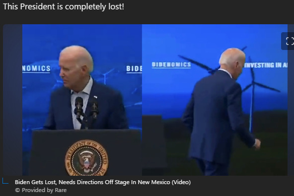 Watch these new videos from yesterday. Does it scare you that this man is the most powerful person and leader of the world?